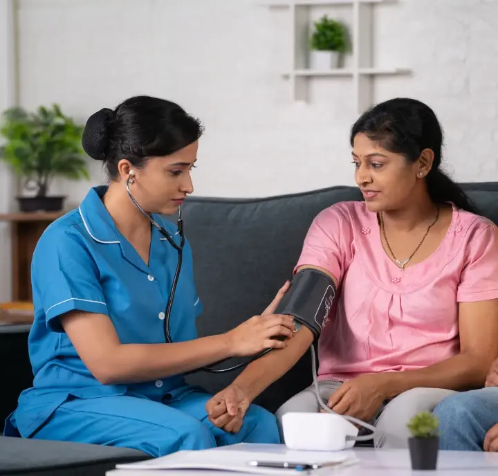 Health assessment at home Delhi
